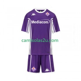 Camisolas de futebol ACF Fiorentina Criança Equipamento Principal 2025/26 Manga Curta